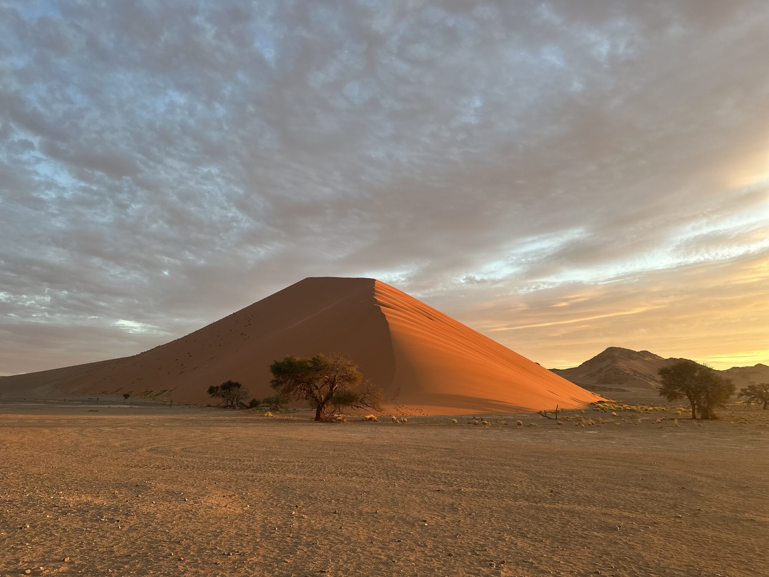 sossusvlei red desert in namibia