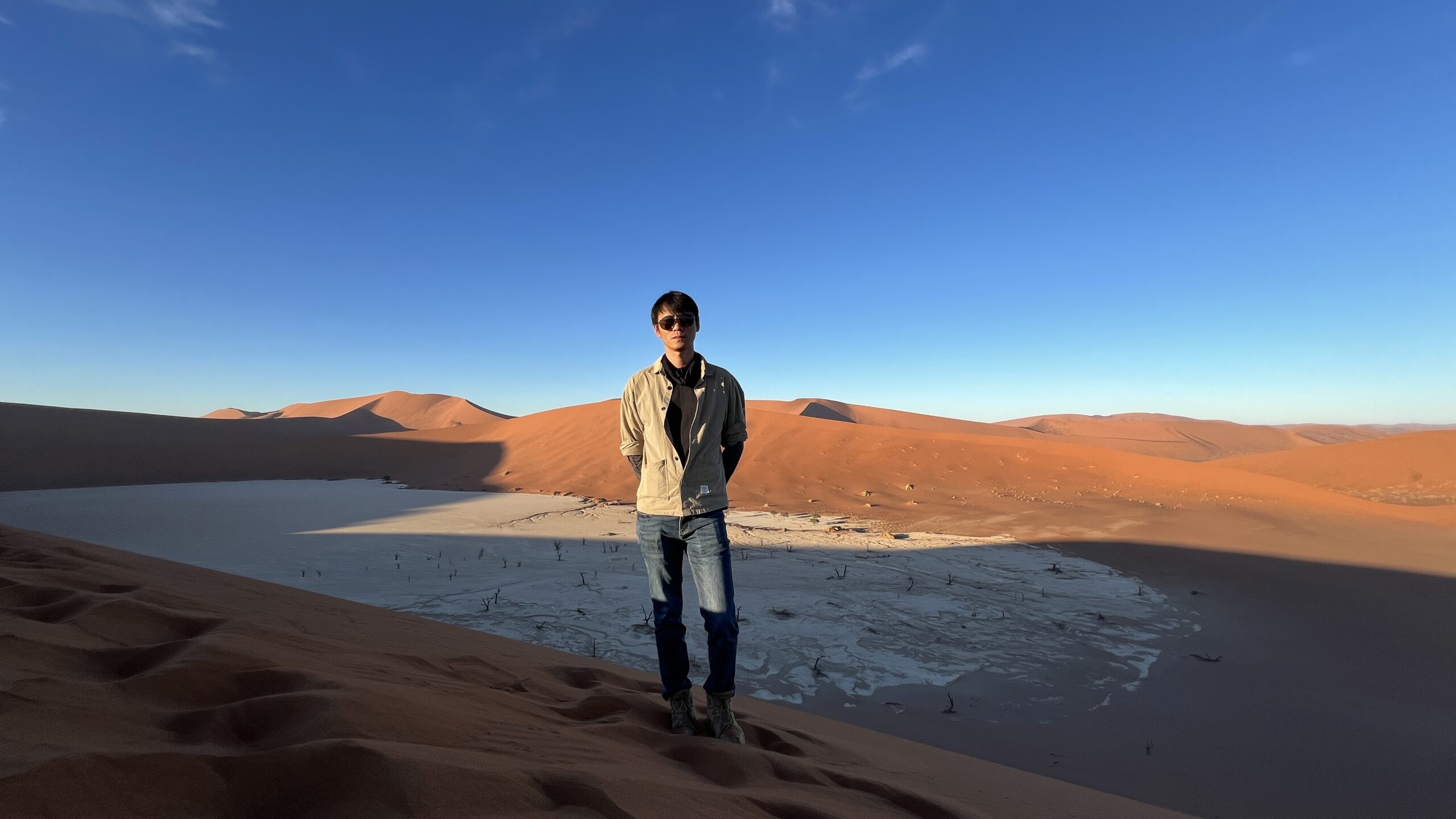 dead vlei sossusvlei red desert in Namibia